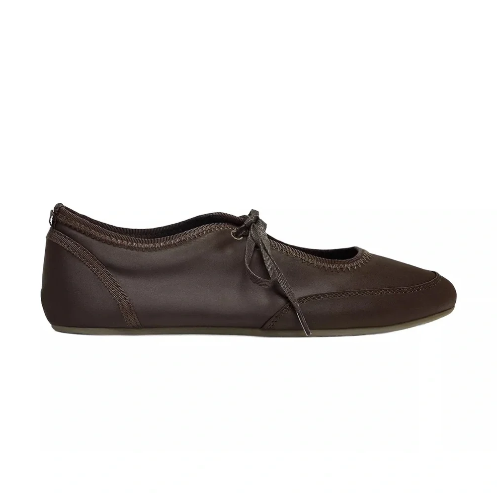 Sport Ballet Flats with Bow - Picture 1 of 3